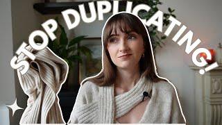 Why we Buy Duplicate Items for Our Wardrobe & and why we need to stop