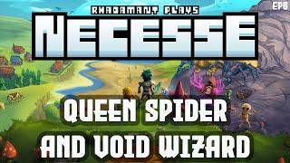Queen Spider and Void Wizard in Necesse - a Tutorial & Let's Play // EP6