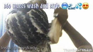 HOW TO WASH AND STYLE YOUR 360 WAVES 2019 UPDATE (6 Weeks Wolfing)