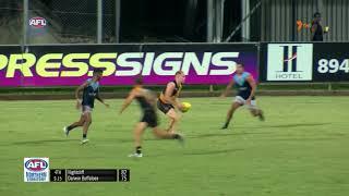 2017/18 NTFL Finals Fever - Kyle Emery Threads the Needle - (Nightcliff Tigers Football Club)