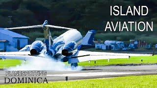  PLANESPOTTING Dominica || ISLAND AVIATION Ft. Alex Jets Bombardier Global 5000  