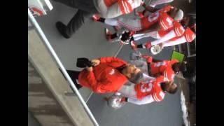 Jeff Heuerman giving me his arctic mask after an Ohio State game!