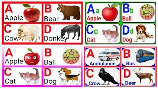 A for apple b for ball,alphabet,hindi alphabet,abcd,ABC Alphabet with picture,Ku ku tv star,part128