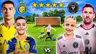 MINI CRISTIANO RONALDO VS MINI LIONEL MESSI DUELUL CELOR MAI BUNI COPII!!