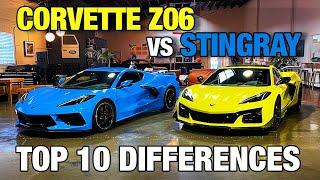 Chevy Corvette Z06 vs. Stingray | Top 10 Differences Between the 2023 Corvette Z06 & 2020 Stingray