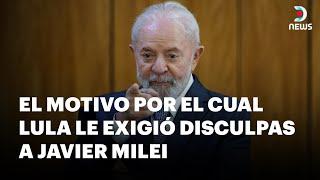 Lula le exigió disculpas a Milei y le giró una fuerte advertencia - DNews