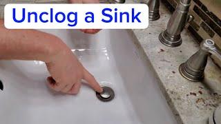 How to Unclog a Sink