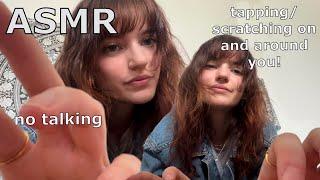 ASMR ~ Tapping/Scratching On and Around You! (No Talking for Study/Sleep, Fast)