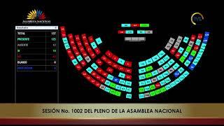 Reconsideración de la votación de la moción del Asambleísta Cristhian Vega - Sesión 1002