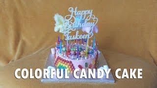 Easy Colorful Candy/Candyland Cake Decorating