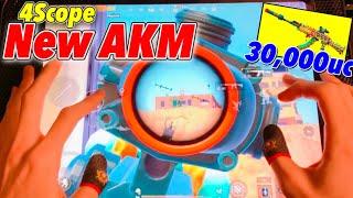 Legendary UPGRADE AKM 30.000uc 4Scope |  Six Fingers Claw Hand Cam #81 | BIBORUBAGINZU 【pubg mobile】