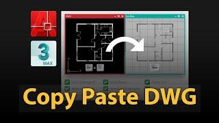 Copy Paste DWG | Useful 3dsMax Script