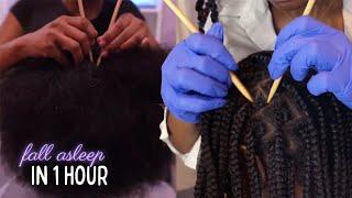 ASMR | Real Person Scalp Check Compilation on 4C Afro Hair for Sleep  (No Talking)