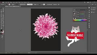 How to create flower in adobe illustrator #adobillustrator #tips #trending #viralvideo