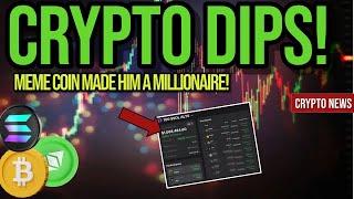 Crypto Dumps As Expected! Meme Coin Made Him A Millionaire! | Latest Crypto News