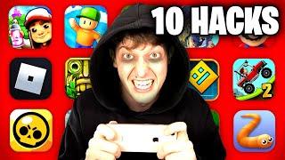 10 Handy Spiele in 1 Video HACKEN! 