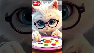 Frosty makes a rainbow tornado !   #shorts  #cat #adventure#aicat