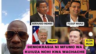 DEMOKRASIA NI MFUMO WA KUIUZA NCHI KWA WACHACHE.