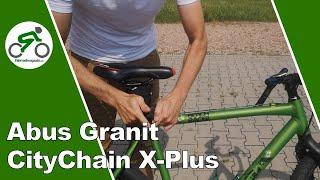 Abus Granit CityChain X-Plus - Details, Abschließen & Bolzenschneider