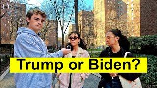 Asking New Yorkers Who They Are Voting For in 2024