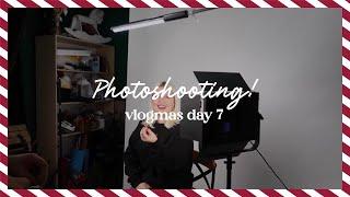 VLOGMAS DAY 7 | PHOTOSHOOTING PER PRODUKTET E REJA! | Sara Karaj