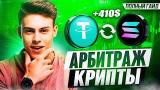 Арбитраж криптовалюты | Как я заработал $410 на новой P2P связке?