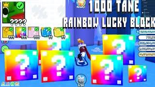 1000 TANE RAİNBOW LUCKY BLOCK KIRMAK! - YENİ HARİTA Pet Simulator X Roblox Türkçe