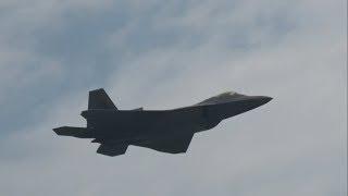 2018 Jones Beach Airshow - F-22 Raptor Demonstration & USAF Heritage Flight