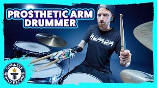 One-armed drummer sets record title: Jason Barnes - Guinness World Records