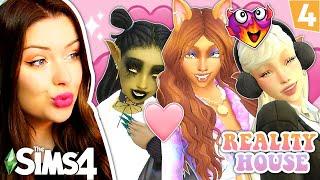 ROMANCES FORMING in The Sims 4 Reality House // 4