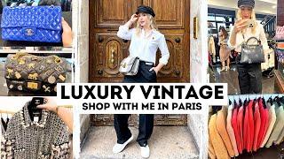 PARIS VINTAGE! I found the BEST LUXURY VINTAGE shops in PARIS!Designer vintage |Paris Vlog 2024