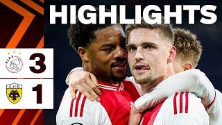 European football secured  | Highlights Ajax - AEK Athene | UEFA Europa League