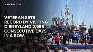 Veteran visits Disney 2,995 days in a row, sets world record | NewsNation Prime