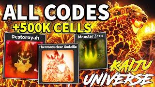 *NEW* WORKING ALL CODES FOR Kaiju Universe IN 2024 AUGUST! ROBLOX Kaiju Universe CODES