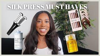 SILK PRESS MUST HAVES AS A STRAIGHT HAIR NATURAL | MAINTAINING HEALTHY HAIR | ZENESE ASHLEY