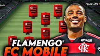 MENGÃO! MONTEI O TIME DO FLAMENGO NO FC MOBILE !!!