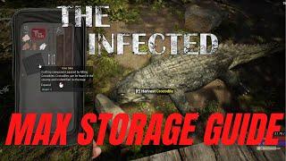 How to get CROC Skins for Biggest STORAGE (Large Backpack) | The Infected Guide Tutorial