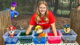 Assistant Explores the Halloween Fort to Find Paw Patrol Trapped in Slime