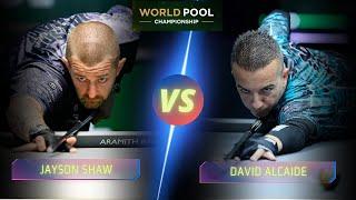 JAYSON SHAW VS DAVID ALCAIDE | LAST 32 | 2024 WORLD POOL CHAMPIONSHIP #9ballpool #highlights