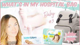 WHATS IN MY HOSPITAL BAG 2023 | LABOUR AND BIRTH UK | BABY BAG CHECKLIST | HOSPITAL BAG