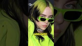 Billie Eilish’s Green Hair  secret #billieeilish #greenhair #shorts