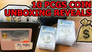 PCGS Graded Coin Unboxing of 10 Silver U.S. Coins - Hoping For Valuable High Grade Items!!