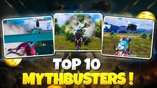 TOP 10 NEW SECRET MYTHS THAT WILL BLOW YOUR MINDS IN NEW BGMI 3.2 UPDATE | Mew2.