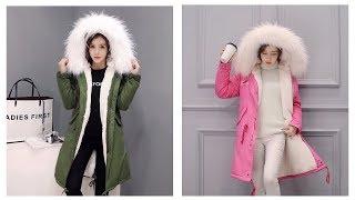 Женская одежда - зимняя куртка с aliexpress