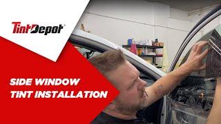 Framed Side Window Tint Installation