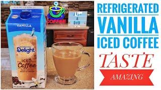 I LOVE International Delight Vanilla Iced Coffee In A Carton Refrigerated