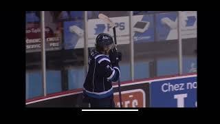 Alex Huang: First point in the first QMJHL game.