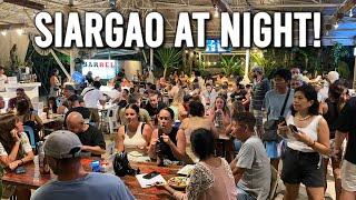 Siargao Nightlife - Philippines 4K  | Night Scenes + Hottest Bars & Famous Restaurants