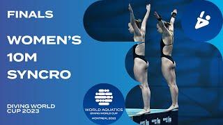 LIVE | Women's 10m Synchro Final | Diving World Cup 2023 | Montreal