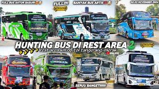 FULL BUS TELOLET BASURIhunting bus di rest area km.68 tol tangerang-merak‼️seru banget!!!!!